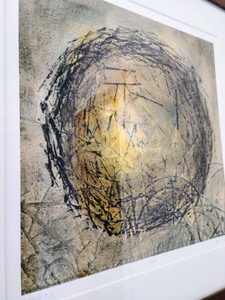 lot 35 image: Circle #6 Framed Giclee Print By Toni Dachis