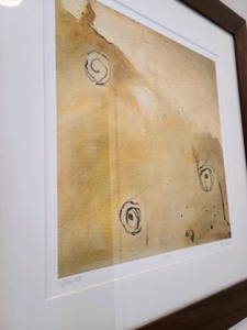 lot 37 image: Circle #8 Framed Giclee Print By Toni Dachis