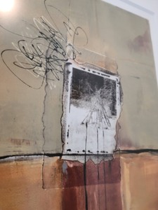 lot 40 image: Rising Fire Framed Print-Artist Unknown