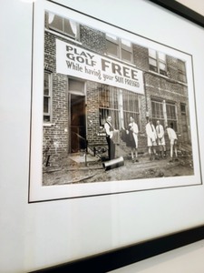 lot 48 image: Framed Black And White Reproduced Vintage Photograph