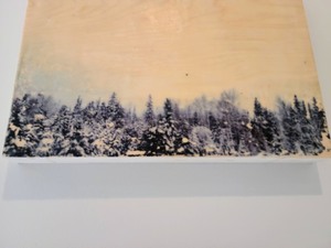 lot 49 image: Scenic Encaustic Painting