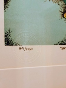 lot 57 image: Theyve All Gone To Bed in the Beds of Their Choices Framed Print-Dr. Seuss