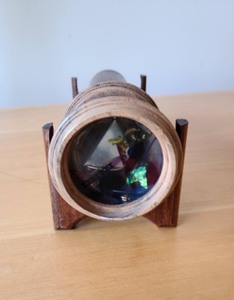 lot 62 image: Wood Kaleidoscope with Stand