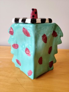 lot 75 image: Fun Ceramic Artist Cookie Jar