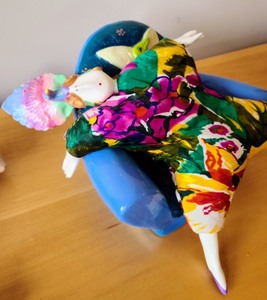 lot 77 image: Stuffed Ladies Figurines