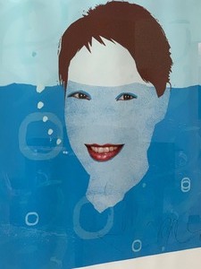 lot 7 image: Large Framed Screen PrintPop Art