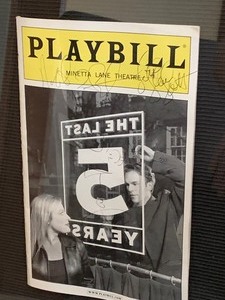 lot 106 image: Framed Playbill- The Last 5 Years