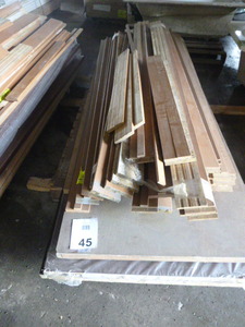 lot 45 image: Pallet of Slab Doors and Miscellaneous Jambs