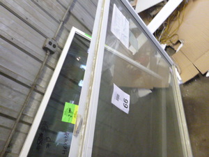 lot 66 image: 2 White Vinyl Picture Windows