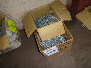 lot 104 image: 2 Boxes of Hex Pole Barn Screws