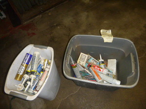lot 121 image: Lot of Caulk, Adhesive