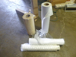 lot 124 image: 4 Rolls of Plastic