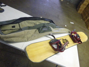 lot 158 image: Ride Kink Natural Wood Snowboard