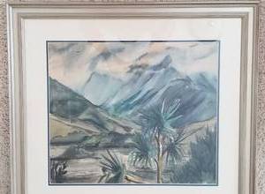 lot 28 image: Polynesian Watercolor by Spencer Deverill