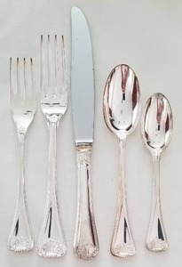 lot 47 image: Stainless Steel Flatware Service for 11