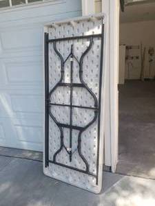 lot 72 image: 8 Ft. Folding Table
