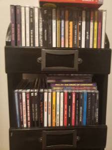 lot 90 image: Collection of CDs with Storage Racks