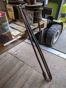 lot 199 image: (3) Heavy Pry Bars