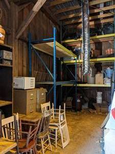 lot 210 image: Set of Pallet Racking - Teardrop Style