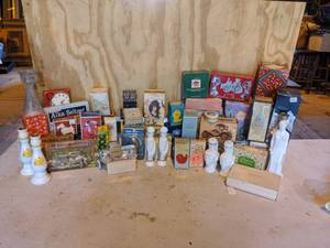 lot 172 image: Lot of AVON Collectible Decanters and More