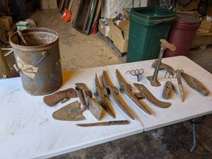 lot 131 image: Maul Heads, Pick Axe Heads, Axe Heads, and More