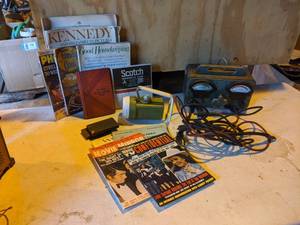 lot 134 image: Battery ChargerTester, Kennedy Family Magazines, and More