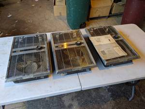 lot 137 image: 3 Sears Fan-Forced Electric Wall Heaters