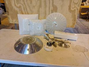 lot 156 image: Lot of Vintage Lighting Fixtures