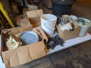 lot 55 image: Large Lot of Hardware and Electrical Fittings