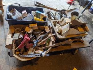 lot 57 image: Large Lot of Plumbing, Hardware, Tools, and More