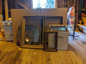 lot 77 image: Large Lot of Frames and Mirrors