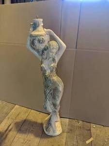 lot 16 image: Mexico John Plaster Statue of a Woman with Pitcher