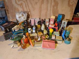 lot 50 image: Lot of AVON Collectible Decanters and More