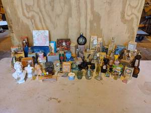lot 174 image: Lot of AVON Collectible Decanters and More