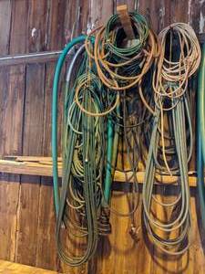 lot 92 image: 2 Hooks of Garden & Discharge Hoses