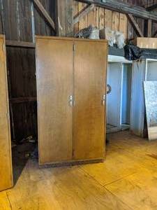 lot 108 image: Two-Door Cabinet with Cubbies