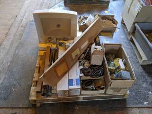 lot 113 image: Pallet Lot of Plumbing Parts and More