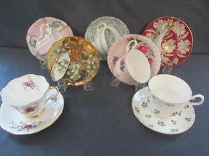 lot 62 image: Bone China Tea Cups