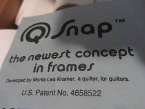lot 37 image: Snap QuiltingEmbroidery Frame