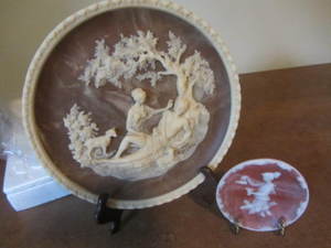 lot 40 image: Incolay Stone Plates
