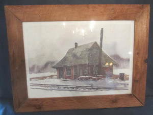 lot 106 image: Pepin Depot Print