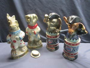 lot 217 image: Jim Beam Decanters