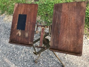 lot 32 image: Antique BookBible Stand