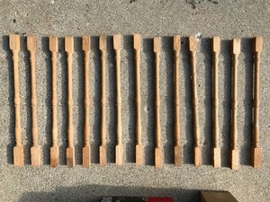 lot 8 image: Oak Staircase Spindles