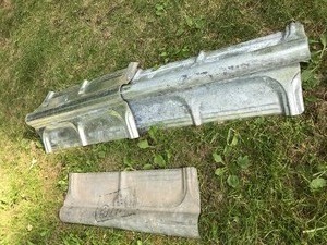 lot 43 image: 24 Steel Roof Ridge Panels