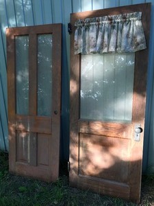 lot 51 image: Salvaged doors and Picture Window