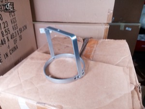 lot 540 image: Chrome and Black Brackets