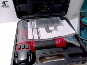 lot 455 image: Tool Shop 18 Gauge Brad Nailer and Makita 12 2 Speed Hammer Drill in cases