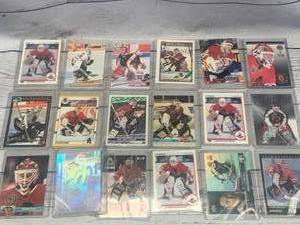 Lot of 18 Ed Belfour Hockey Cards