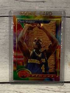 Chris Webber Topps Finest Rookies
